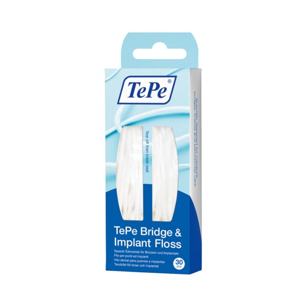 TePe Bridge & Implant Floss  30St