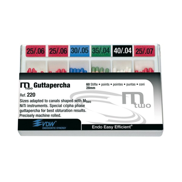 MTWO Guttaperchastifte 25/.07 60St